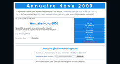 Desktop Screenshot of nova-2000.fr